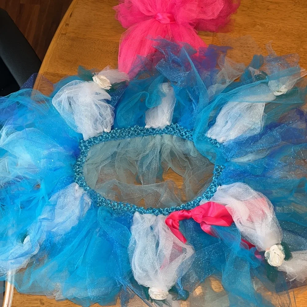 Handmade Trolls Poppy Headband and Tutu
